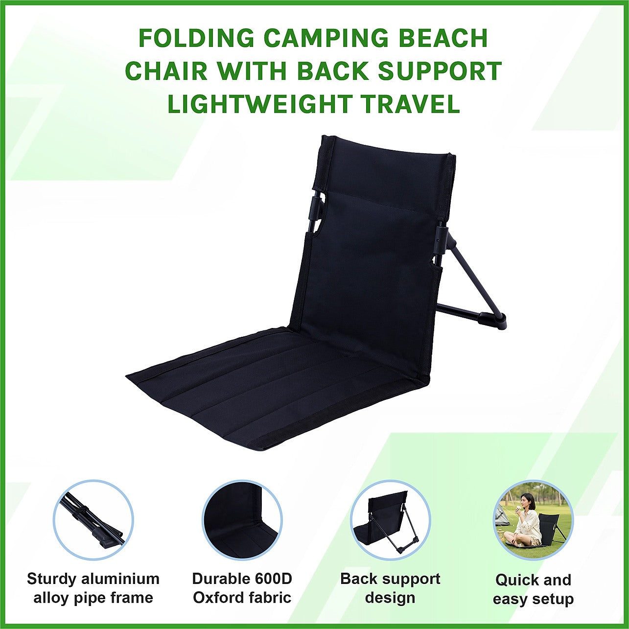Folding Beach / Low Camping Chair